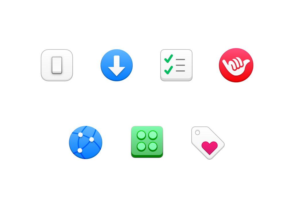RadBlock.app and Emporter.app preference window icons